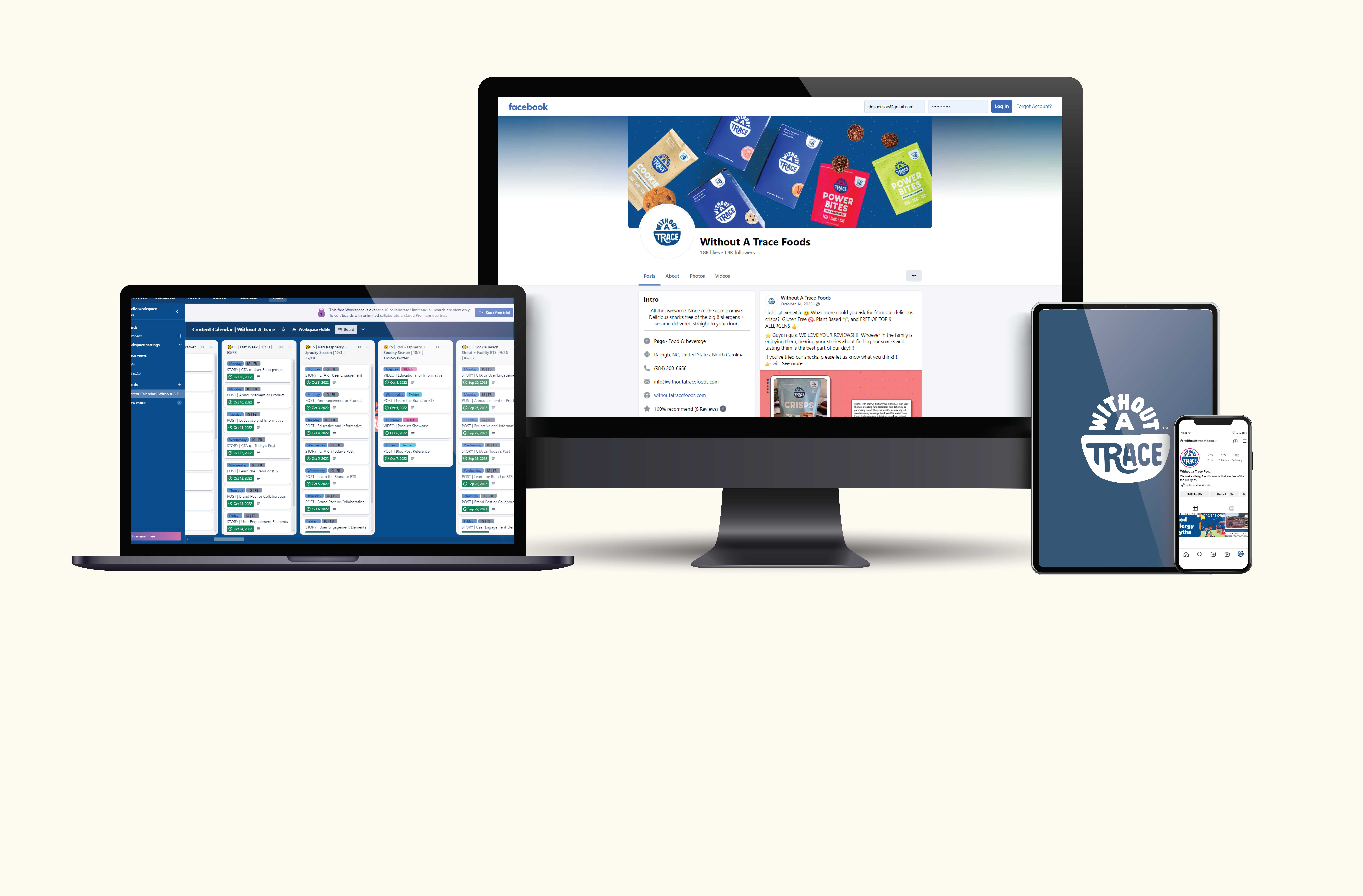 Without a Trace Branding on multiple devices