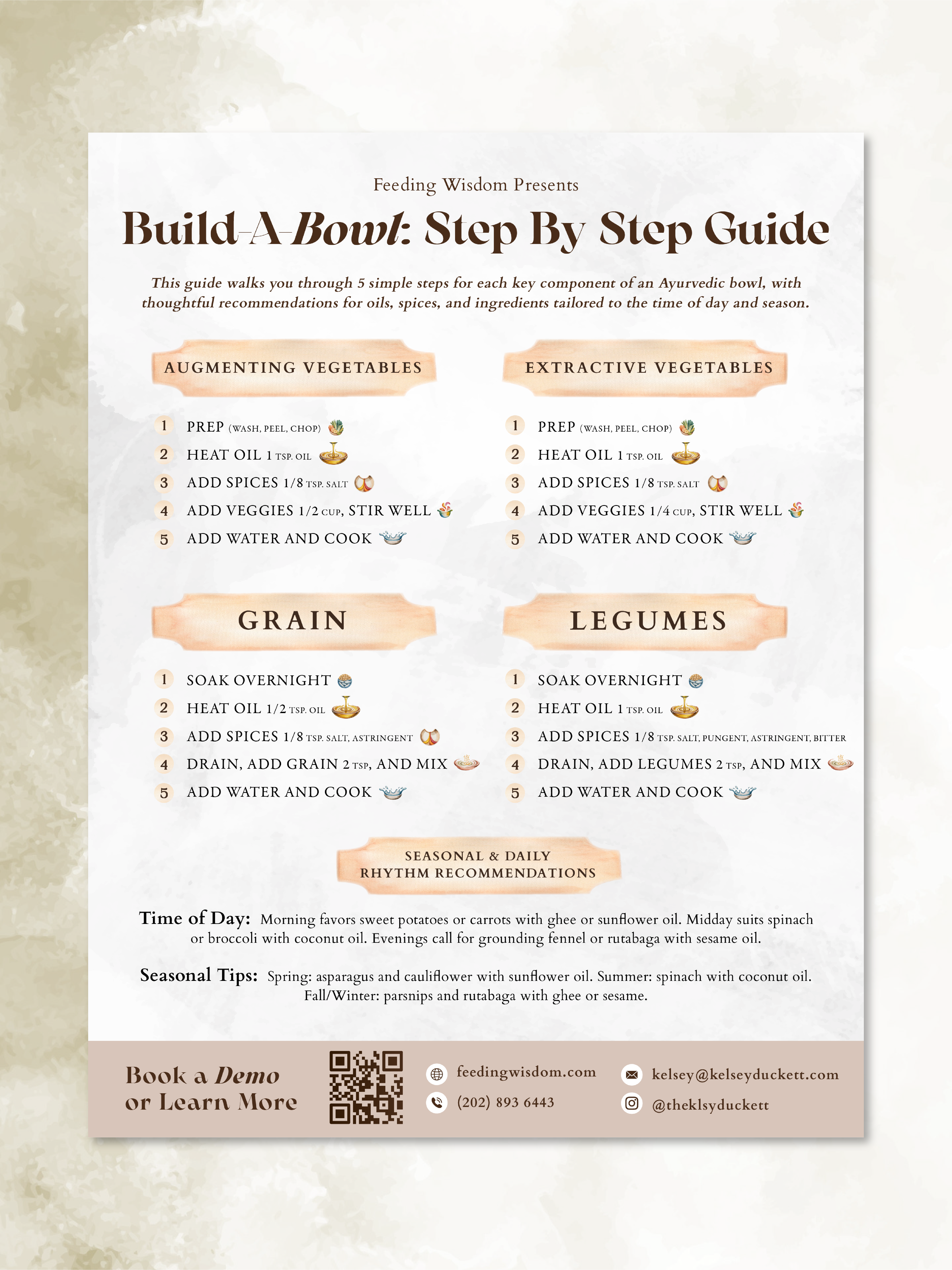 Feeding Wisdom flyer page one