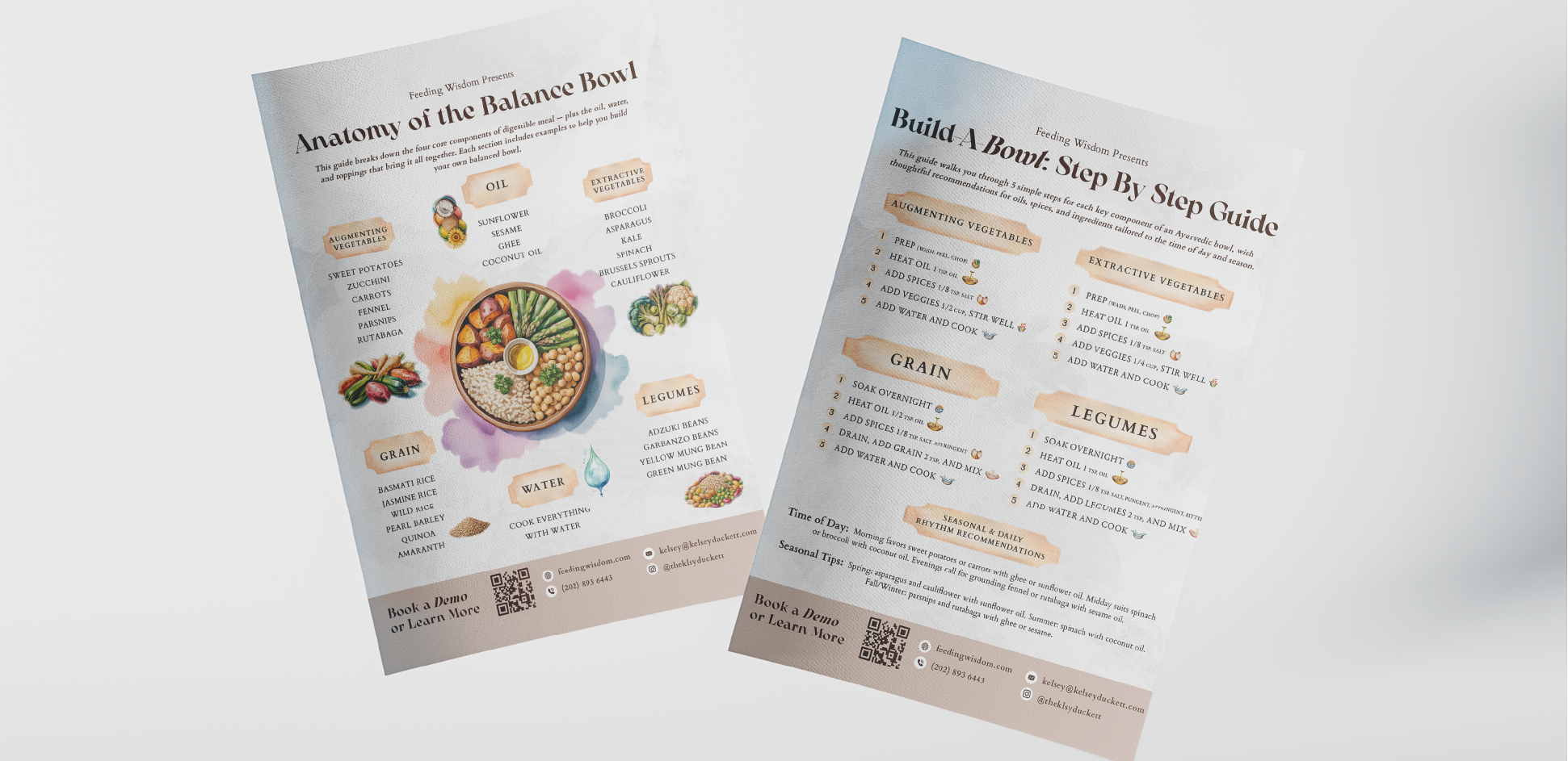 Feeding Wisdom flyers mockup