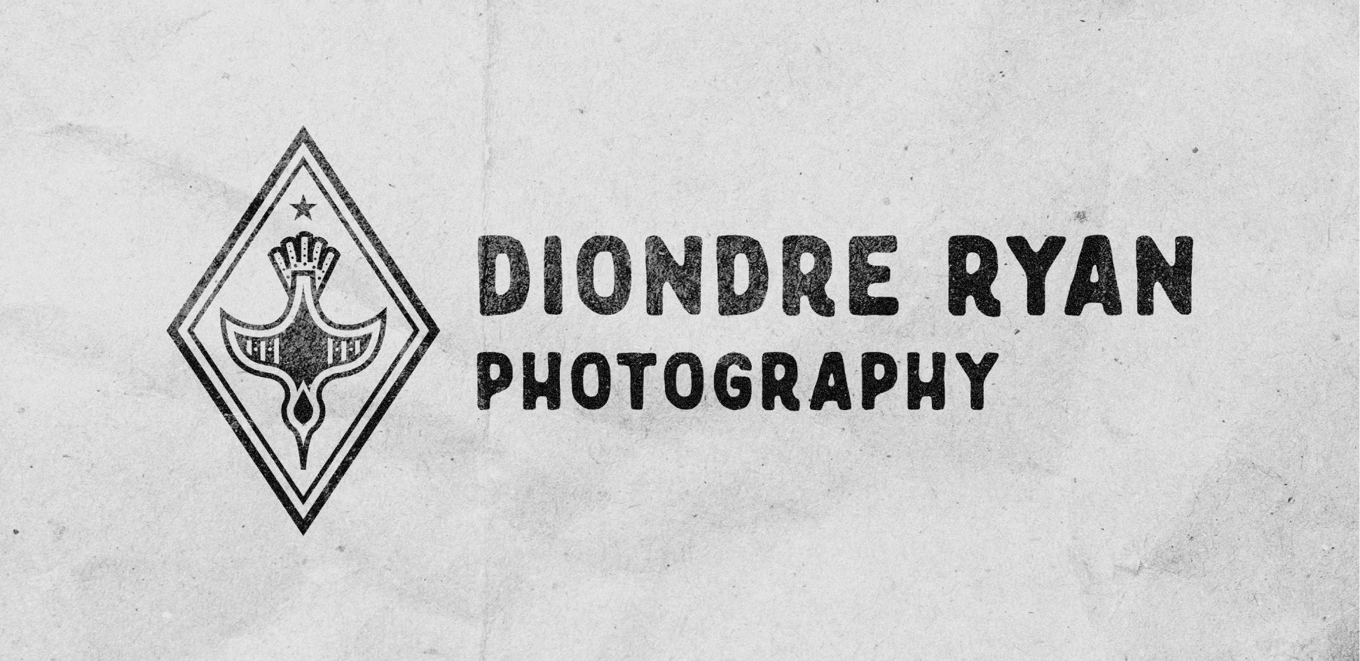 Diondre Ryan Horizontal Logo on Paper